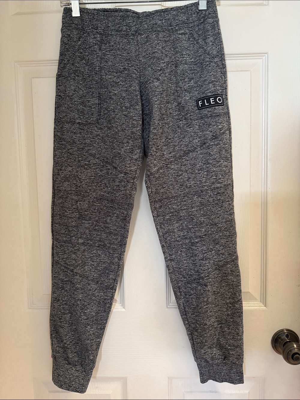 Fleo Charcoal Gray Marled Sweat Joggers